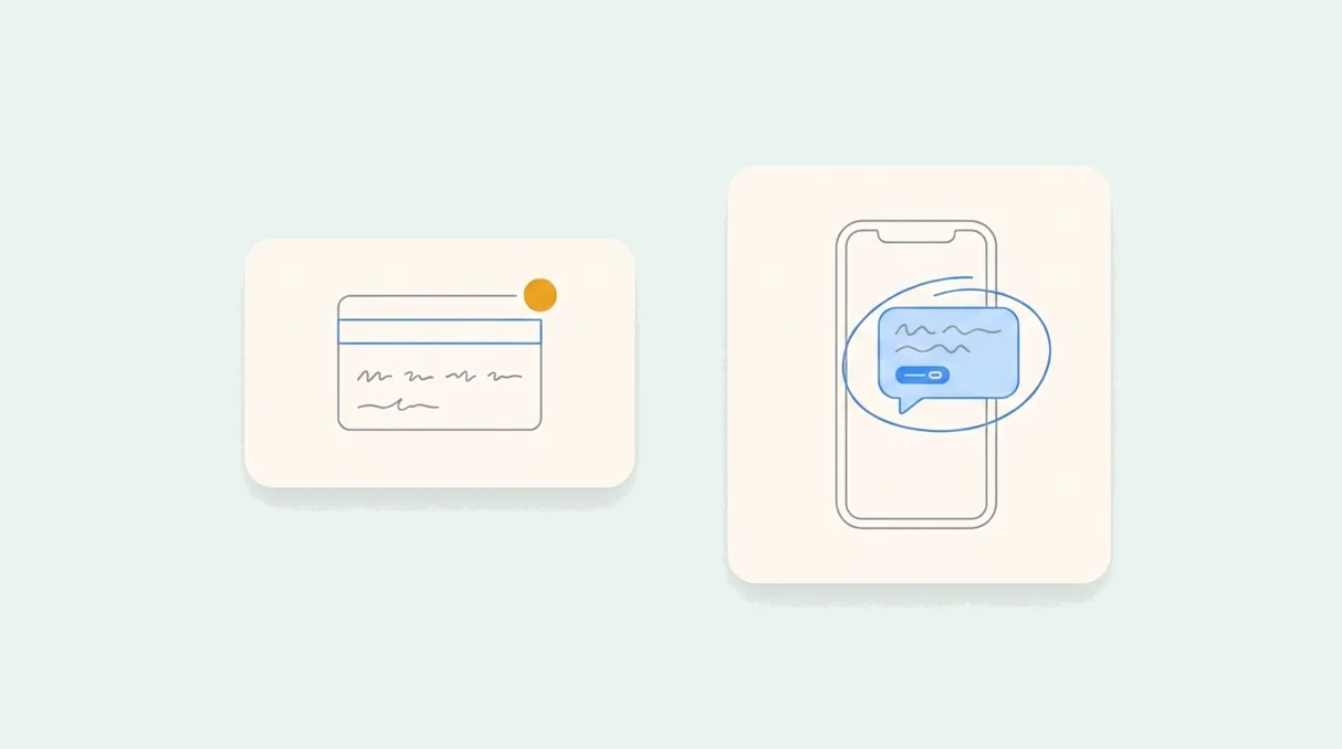 Churnkey recovering a failed payment over SMS with a one-tap payment link