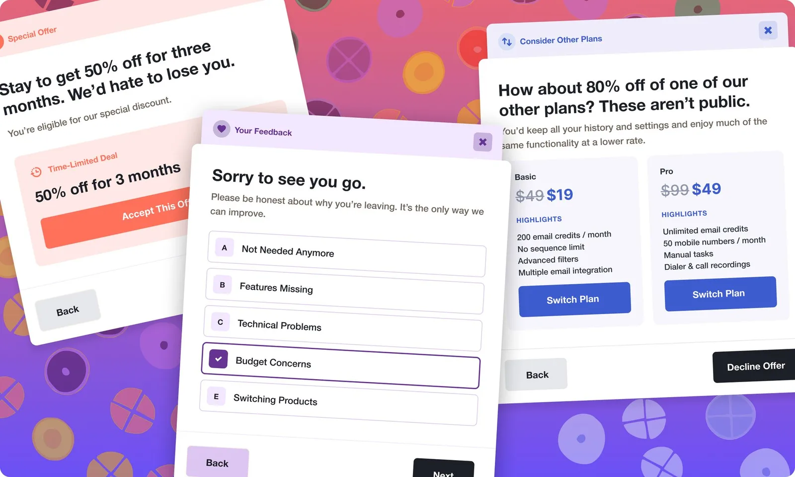 Launch: Cancel Flow design 2.0