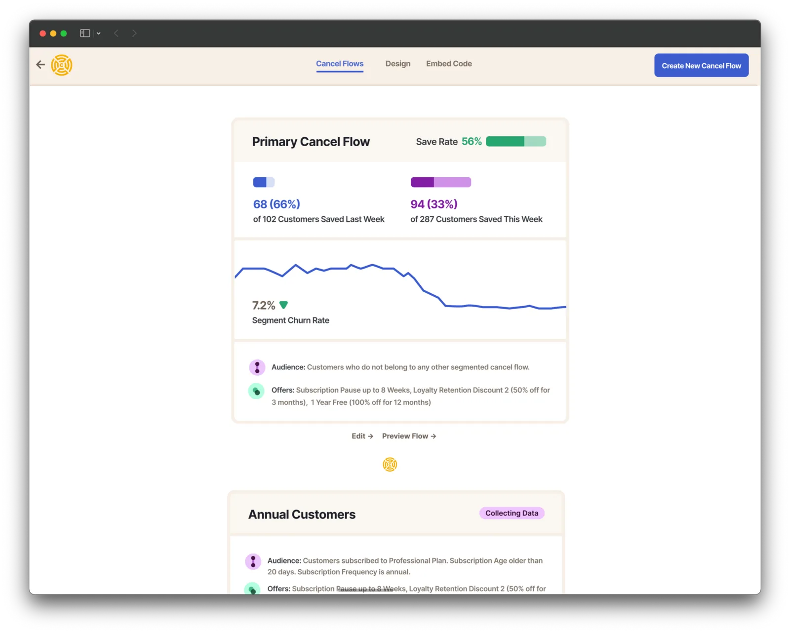 Churnkey Customer Segments Home