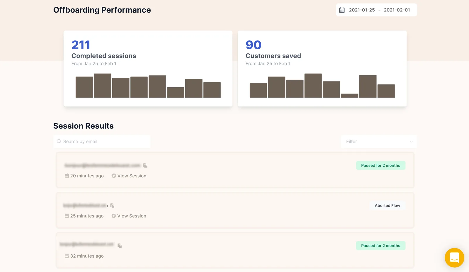 Churnkey Dashboard