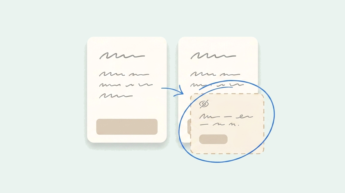 Two public pricing cards with a smaller dashed-outline unlisted plan revealed behind them, circled and pointed to as the cheaper rescue option