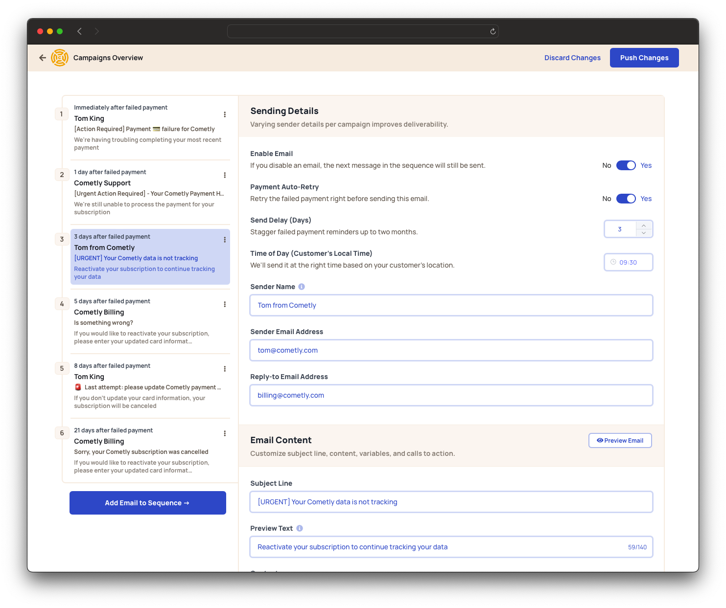 Churnkey intelligent retries recovering a failed subscription payment